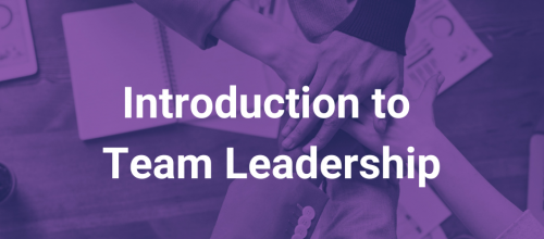 Introduction to Team Leadership